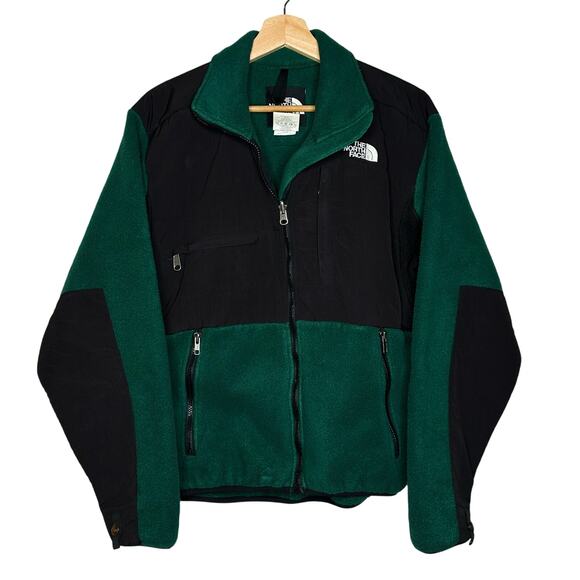 North Face Retro Evergreen Vintage 1995 Denali Fleece Jacket Zip Women Small - Picture 1 of 14